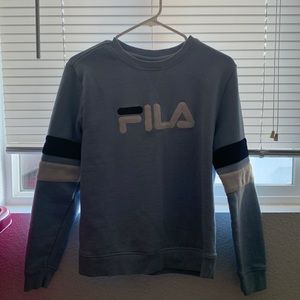 Blue Fila Sweater